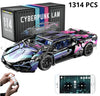 (S)-Lego 1314pcs Lamborgini a control remoto y APP