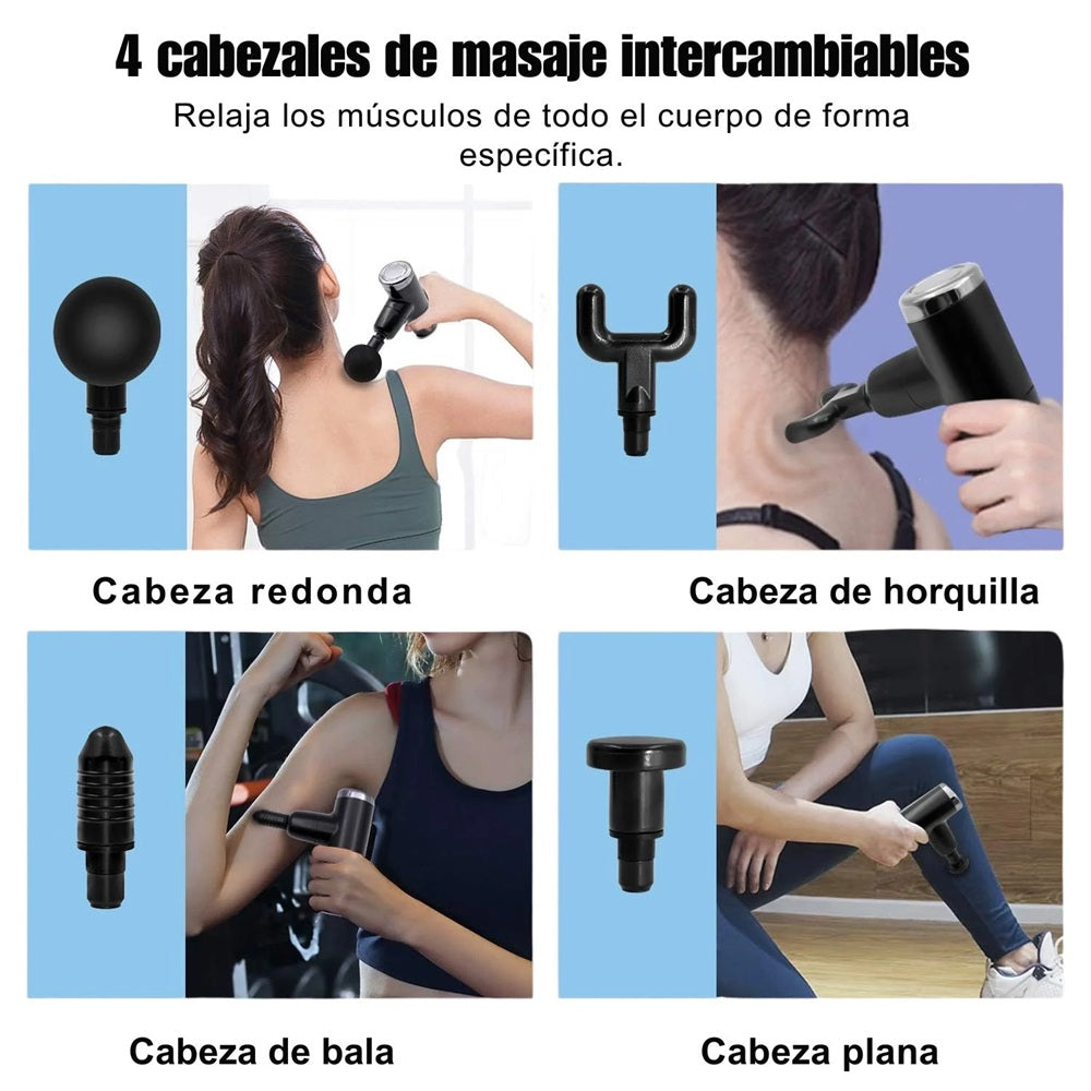 (A) -  Pistola Masajeador Muscular