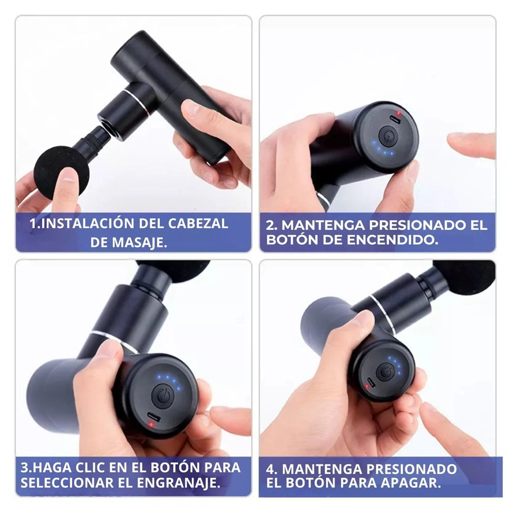 (A) -  Pistola Masajeador Muscular