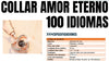 (A) - Collar de Corazón  100 idiomas